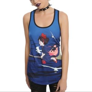 (2) Studio Ghibli Hot Topic Tank Tops Kiki’sDeliveryService & Howl’sMovingCastle